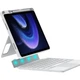 Чехол-клавиатура Zhisihui Bluetooth для Xiaomi Pad 6/6Pro, 11-дюймовый магнитный съемный силиконовый чехол, ультратонкая клавиатура с подсветкой и интеллектуальным тачпадом, белый. - зображення 1