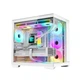 Корпус Huntkey S980Evo White Panoramic Seaside (быстросъемные крепления, поддержка водяного охлаждения 360 мм, 10 мест для вентиляторов, ATX, легко устанавливаемая верхняя крышка, порт Type-C) - изображение 4