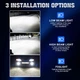 Комплект LED ламп H4 Hi/Lo 6000K для авто і мото з яскравим білим світлом - зображення 5