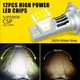 Світлодіодна LED-лампа H7 з активним охолодженням і яскравістю 12000 Лм 6500K - зображення 4