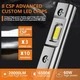 Автомобільні світлодіодні лампи H1 LED, 2 шт, 18000 лм, 6500K, CANBUS - зображення 4