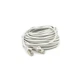 Патч-корд 25м FTP cat.5e, CU, RJ45, grey Merlion (PCM-CU-5E/25G) - изображение 1