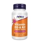 Вітамін Д3 і К2 Vitamin D-3 K-2, Now Foods, 1000 МО, 120 капсул - зображення 1