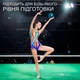 Мяч для гимнастики мячик гимнастический шар GDragon Sport для художественной гимнастики спортивный профессиональный для взрослых, детей 18 см 430 г ПВХ Оранжевый 188_1_0_6 - изображение 5