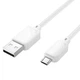Дата кабель HOCO X113 Beneficio USB to MicroUSB (1m) (White) (219679) - зображення 2