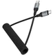 Дата кабель HOCO X121 Nuevo Type-C to Type-C 60W (1.5m) (Black) (254474) - зображення 7