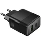 Мережевий зарядний пристрій HOCO CS112A Lounge PD30W+QC3.0 (1USB-A/1C) (Black) (254528) - зображення 5