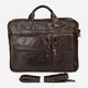 Сумка портфель чоловіча з натуральної шкіри Vintage leather-14056 Коричнева - зображення 4