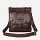 Сумка планшет через плечо мужская из натуральная кожи Vintage leather-14091 Коричневая - изображение 4