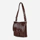 Сумка планшет через плечо мужская из натуральная кожи Vintage leather-14091 Коричневая - изображение 5