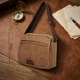 Сумка мессенджер через плечо мужская Vintage leather-14445 Коричневая - изображение 13