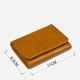 Кошелек кожаный для карточек Vintage 14597 Рыжий - изображение 8