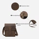 Сумка кросс боди через плечо мужская из натуральная кожи Vintage leather-14660 Коричневая - изображение 12