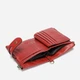 Кошелек женский кожаный для карточек Vintage leather-14680 Красный - изображение 4