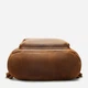 Рюкзак мужской из натуральной кожи вмещает формат А4 Vintage leather-14699 Коричневый - изображение 6