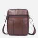 Сумка планшет через плечо мужская из натуральная кожи Vintage leather-14705 Коричневая - изображение 3
