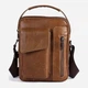 Сумка кросс боди через плечо мужская из натуральная кожи Vintage leather-14707 Коричневая - изображение 1