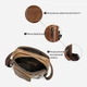 Сумка кросс боди через плечо мужская из натуральная кожи Vintage leather-14707 Коричневая - изображение 8
