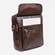 Сумка планшет через плечо мужская из натуральная кожи Vintage leather-14764 Коричневая - изображение 6