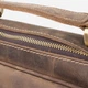Сумка портфель мужская из натуральная кожи Vintage leather-14881 Коричневая - изображение 12