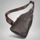 Сумка кросс боді через плече чоловіча з натуральної шкіри Vintage leather-14952 Коричнева - зображення 11