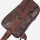 Сумка слинг через плечо мужская из натуральная кожи Vintage leather-14986 Коричневая - изображение 4