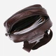 Сумка слинг через плечо мужская из натуральная кожи Vintage leather-14986 Коричневая - изображение 6