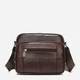 Сумка кросс боди через плечо мужская из натуральная кожи Vintage leather-14988 Коричневая - изображение 1