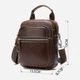 Сумка кросс боди через плечо мужская из натуральная кожи Vintage leather-20012 Коричневая - изображение 6