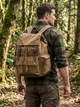 Рюкзак тканевый 23 л вмещает формат А4 Vintage leather-20134 Коричневый - изображение 2