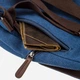 Рюкзак женский тканевый вмещает формат А4 Vintage leather-20197 Синий - изображение 6