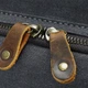 Сумка мессенджер через плечо мужская Vintage leather-20062 Серая - изображение 9