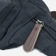 Сумка на пояс бананка Vintage leather-20085 Черная - изображение 11