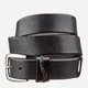 Ремень мужской из натуральной кожи Vintage leather-20123 107 см Черный - изображение 4