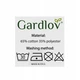 Двухместный гамак с каркасом 200х150 см для сада хлопок и дерево серый Gardlov FK-1290 - изображение 7