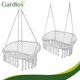 Подвесные качели двухместные нагрузка до 300 кг для сада 3 подушки серые Gardlov FK-0059 - зображення 5