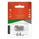 USB-накопичувач c Type C 2.0 флешка на 64Gb T&G 104 Metal series Silver - зображення 2