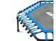 Фитнес батут 130 см с ручкой для тренировок 100 кг PP Mesh черно-синий AGАSPORT FK-3160 - изображение 6