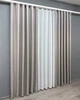 Комплект штор VR-Textil Лен Мешковина 100х270 2шт и Тюль 300х270 867ш-115т светло-серый с белым 71-060/1 - изображение 3