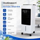 Портативный климатический охладитель Germatic DH23-01A 120 Вт с сенсорным управлением, пультом ДУ, резервуаром 5.5 л, автоматическим поворотом, колесами и контейнерами для льда - изображение 3