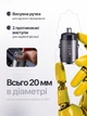 Зарядка в прикуривателеь АЗП быстрое зарядное устройство для телефона ноутбука в машину 2 в 1 33W 2 порта USB Type C (QC+PD) в авто зарядное невидимка для iPhone Apple Samsung Xiaomi - изображение 2