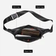 Сумка на пояс бананка мужская из натуральная кожи Vintage leather-14999 Черная - изображение 8