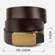 Ремень мужской из натуральной кожи Vintage leather-20276 115 см Коричневый - изображение 6