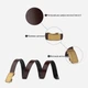 Ремень мужской из натуральной кожи Vintage leather-20276 115 см Коричневый - изображение 7