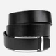 Ремень мужской из натуральной кожи Vintage leather-20294 115 см Черный - изображение 1