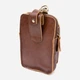 Сумка на пояс бананка мужская из натуральная кожи Vintage leather-20417 Коричневая - изображение 3