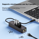 Док-станция Lenovo Type-C, адаптер Ethernet USB-C на RJ45, преобразователь сетевого интерфейса для ноутбуков, USB-концентратор - зображення 4