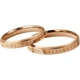 Кільця для пари Daniel Wellington DW Classic Rose Gold 54+60 Кільця для пари 018+021 [520 Подарунок для дівчини] - зображення 3