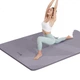 Коврик для йоги и фитнеса Keep, расширенный и утолщенный, из TPE, 183*80 см, подходит для начинающих, мужчин и женщин, для домашнего использования, толщина 9 мм, фиолетовый цвет гибискуса. - изображение 1