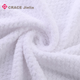 Набор полотенец банных Grace хлопковых класс А 1+2 для взрослых мягкие белые - изображение 11